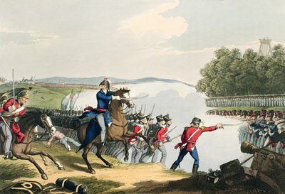 The Battle of Waterloo Decided by the Duke of Wellington, engraved by Matthew Dubourg from 